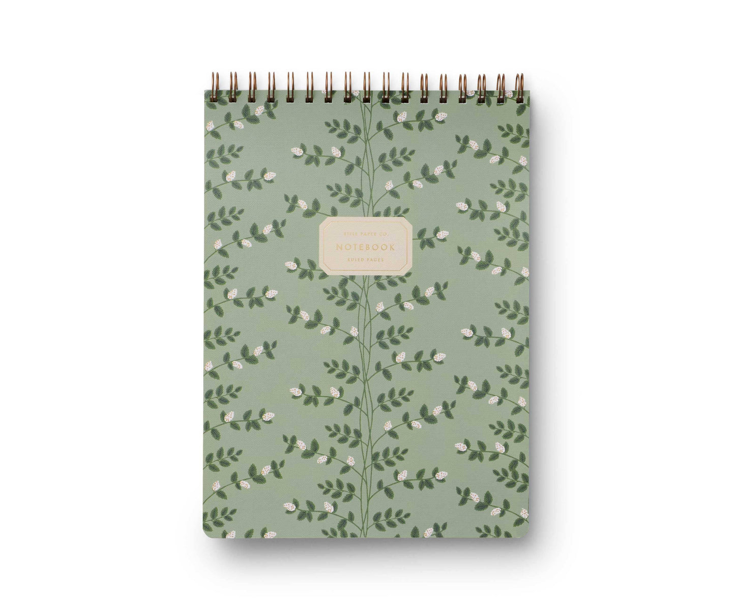 Climbing Vines Large Top Spiral Notebook