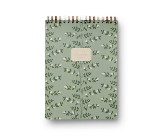 Climbing Vines Large Top Spiral Notebook
