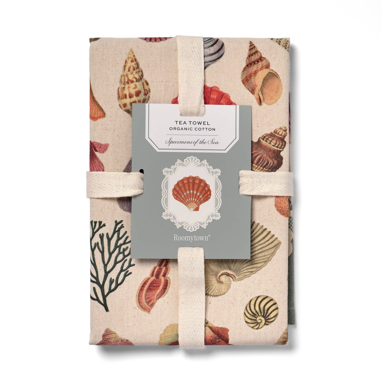 Specimens of the Sea Organic Cotton Tea Towel