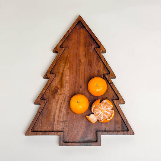 Wooden Tree Platter