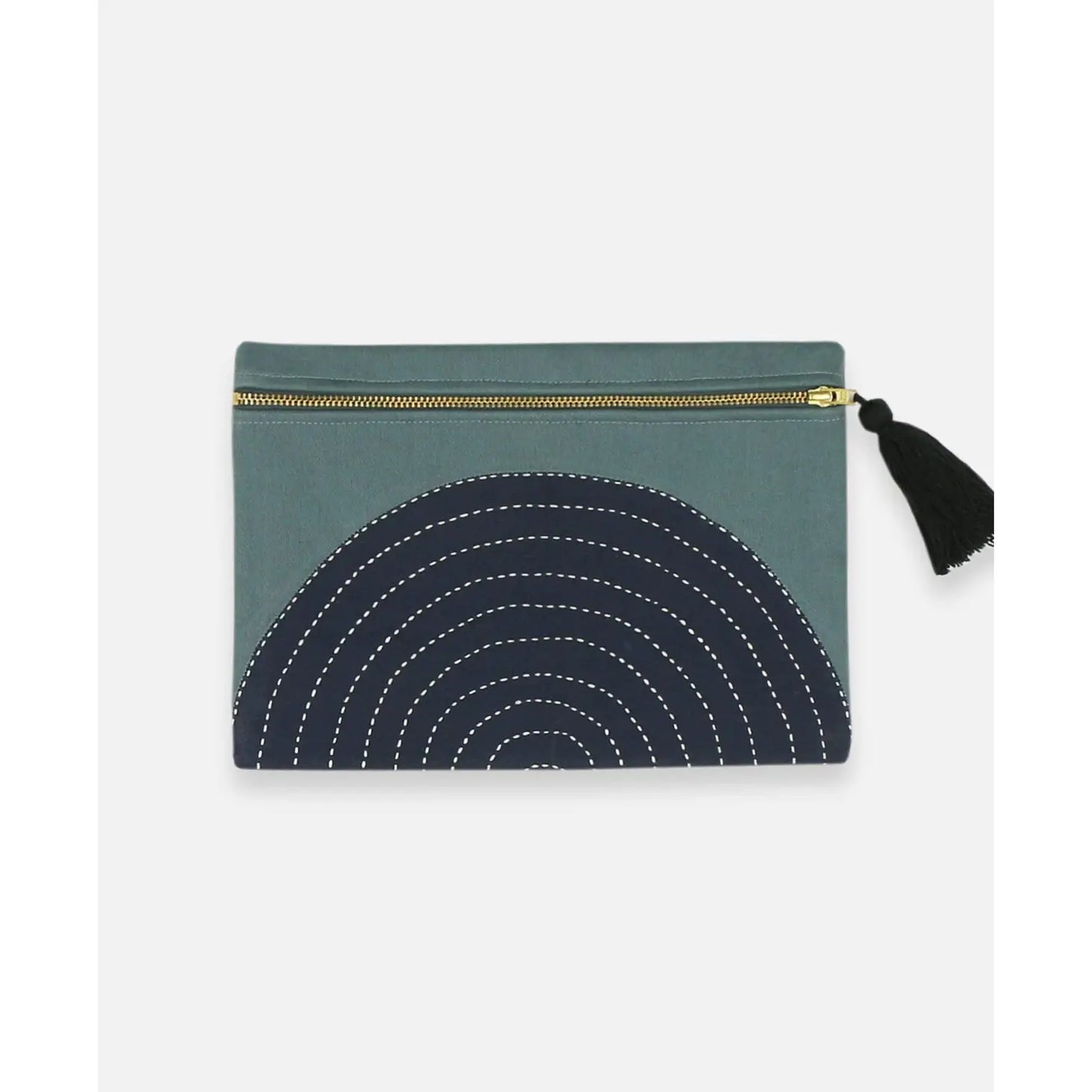 Eclipse Pouch Clutch - Spruce