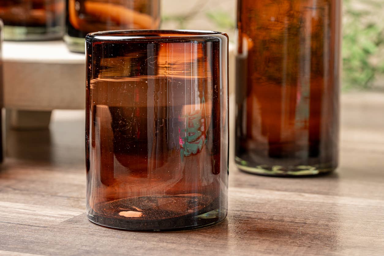 Tamarind Handblown Mexican Glasses
