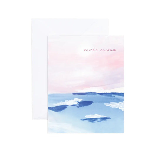 Jules Beach Sunset Love & Friendship Card