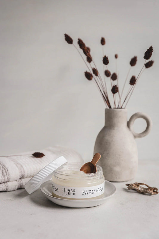 Sandalwood + Eucalyptus Sugar Scrub