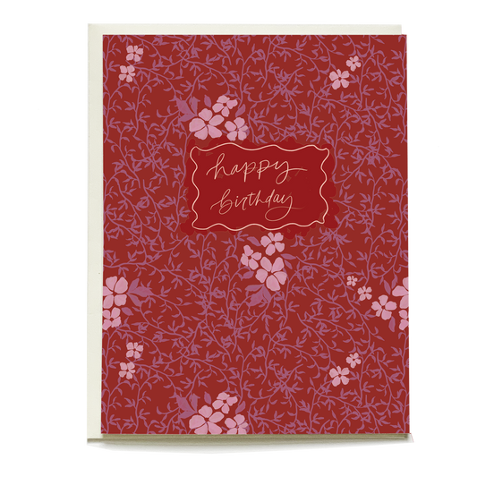 Vine+Bloom Birthday Greeting Card