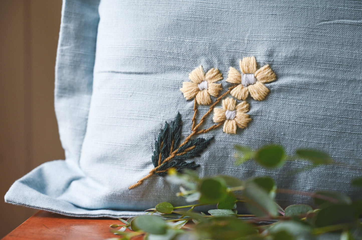 Estella Pillow Blue Pillow