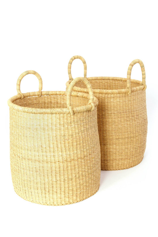 All Natural Elephant Grass Baskets