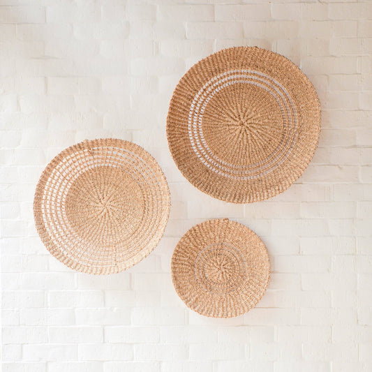 Open Weave Wall Baskets, Small