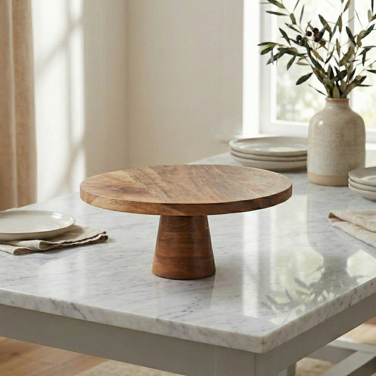 Wood Cake Stand