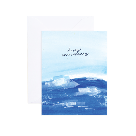 Grant Ocean Anniversary Greeting Card