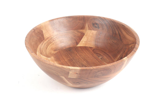 12" Acacia Wooden Bowl