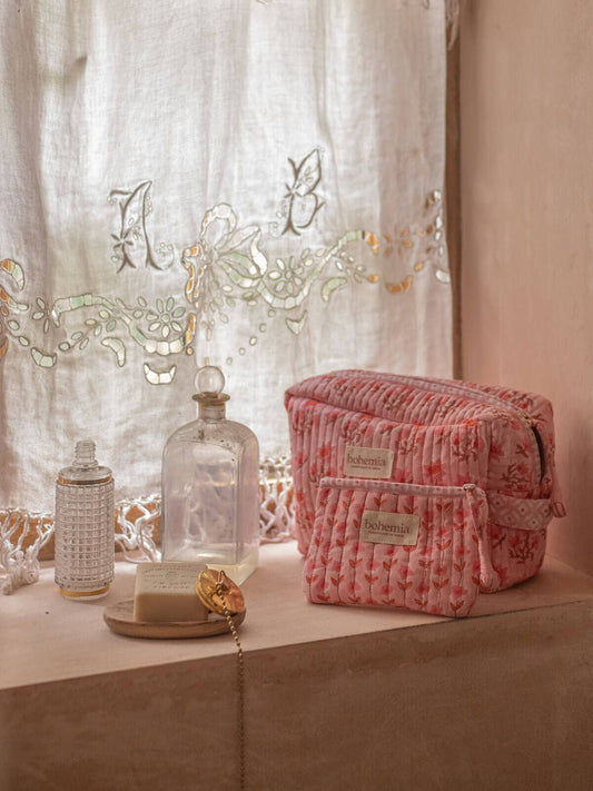 Vintage Pink - Posie Zip Pouch