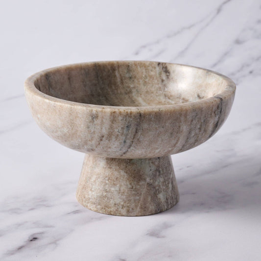 Haran Morchana Marble Pedestal Bowl