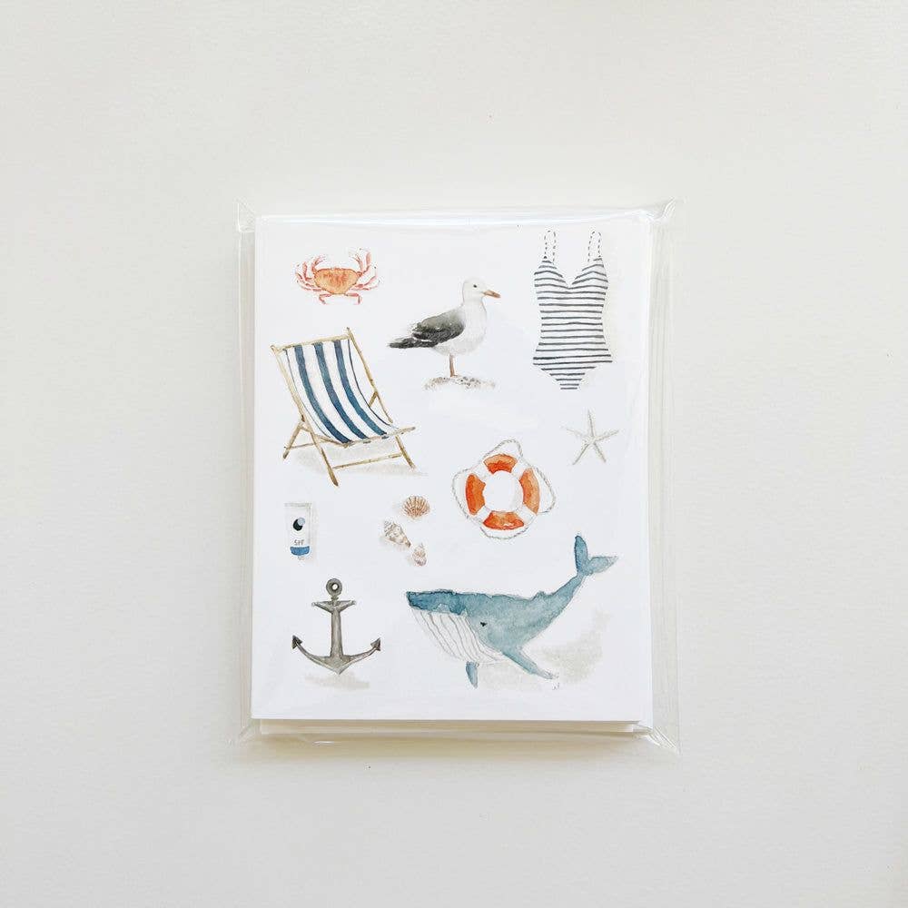 Seaside Notecards Set