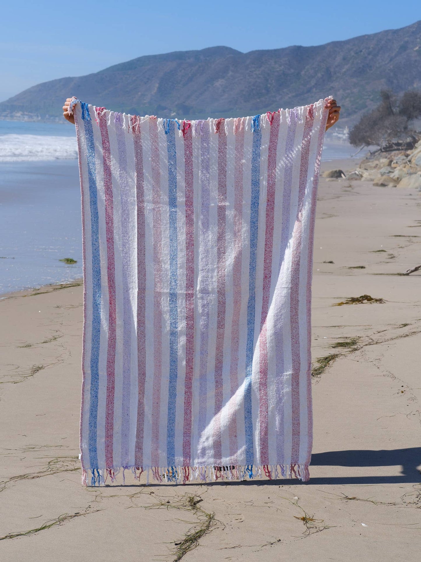 Malibu Stripe Throw Blanket
