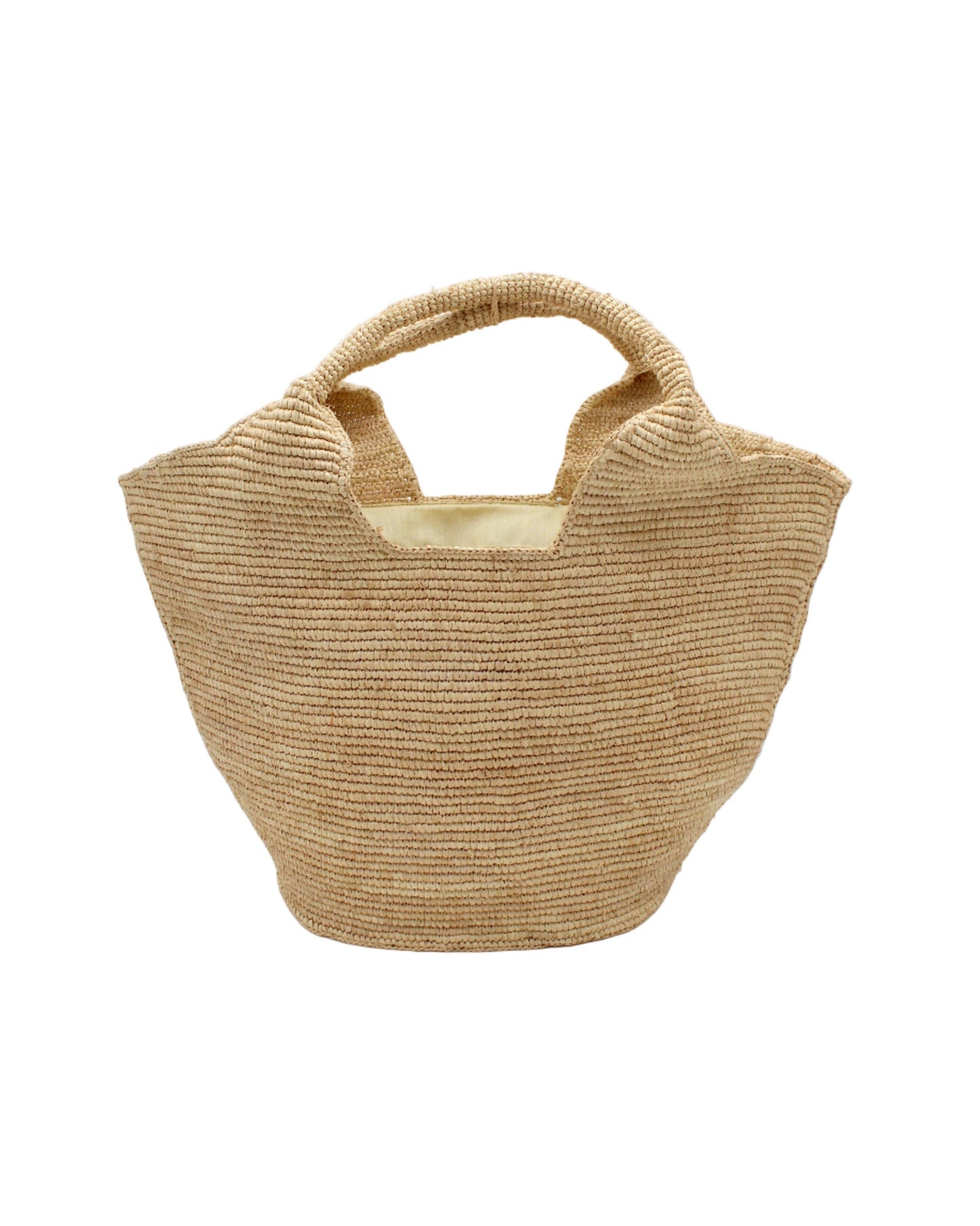 Natural St. Tropez Crochet Handbag