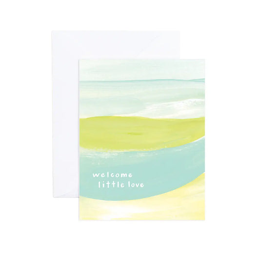 Adalyn Welcome Little Love Greeting Card
