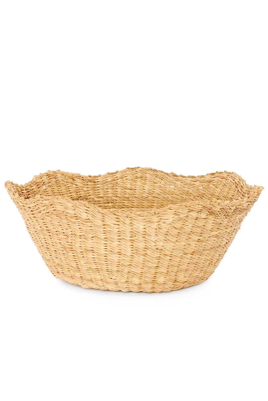 Natural Bolga Crown Fruit Basket