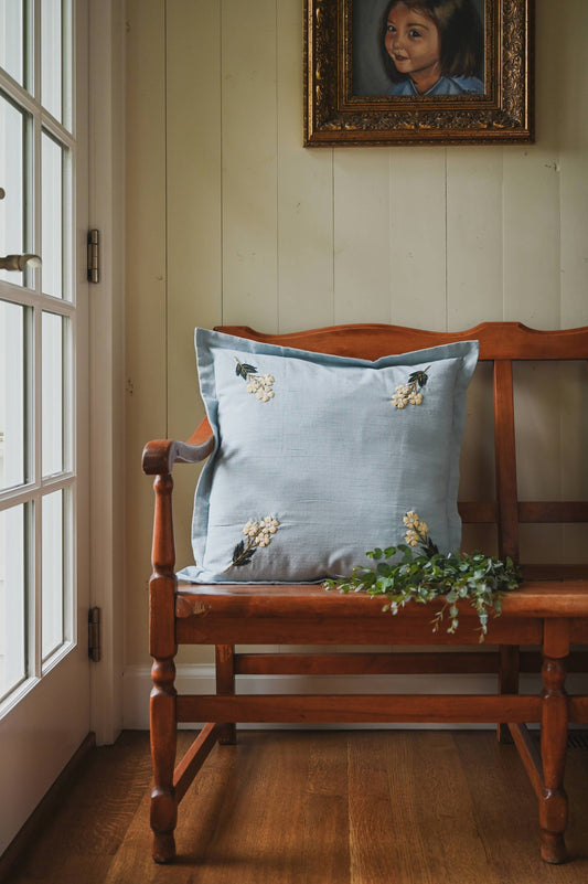 Estella Pillow Blue Pillow