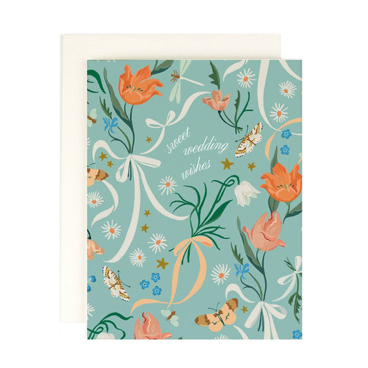 Sweet Wedding Wishes Wedding Card