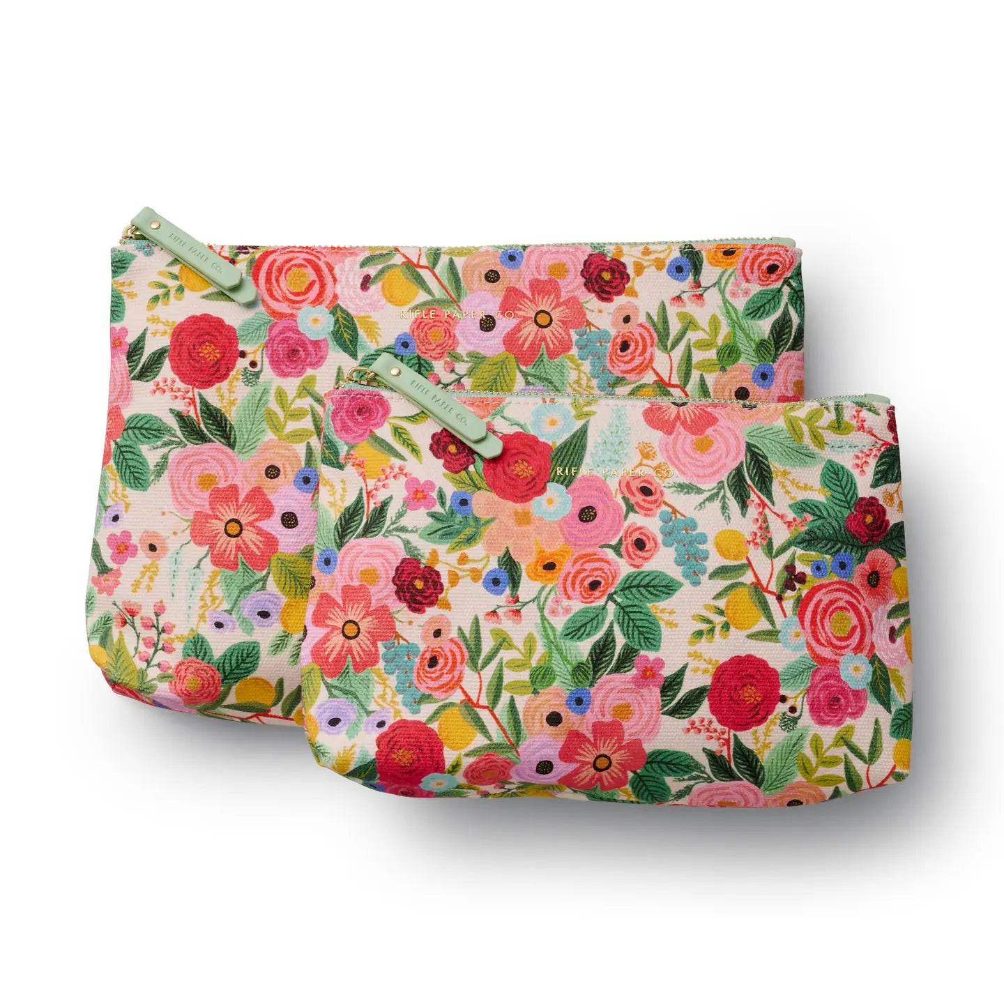 Garden Party Zippered Pouch Set