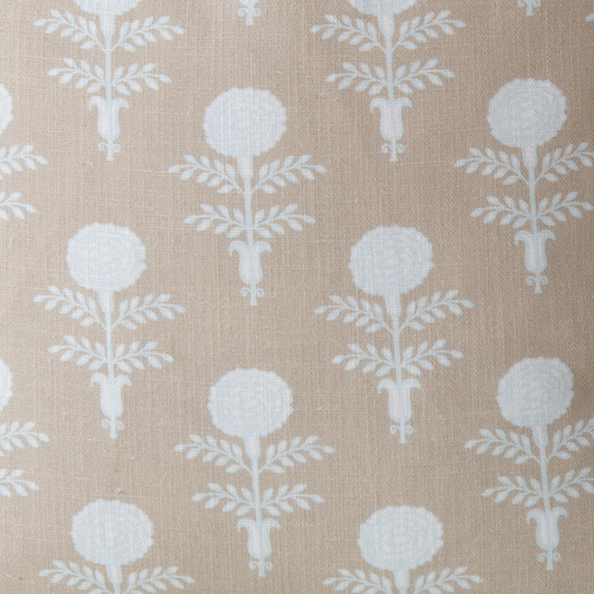 Elodie Oyster Block Print Pillow Cover