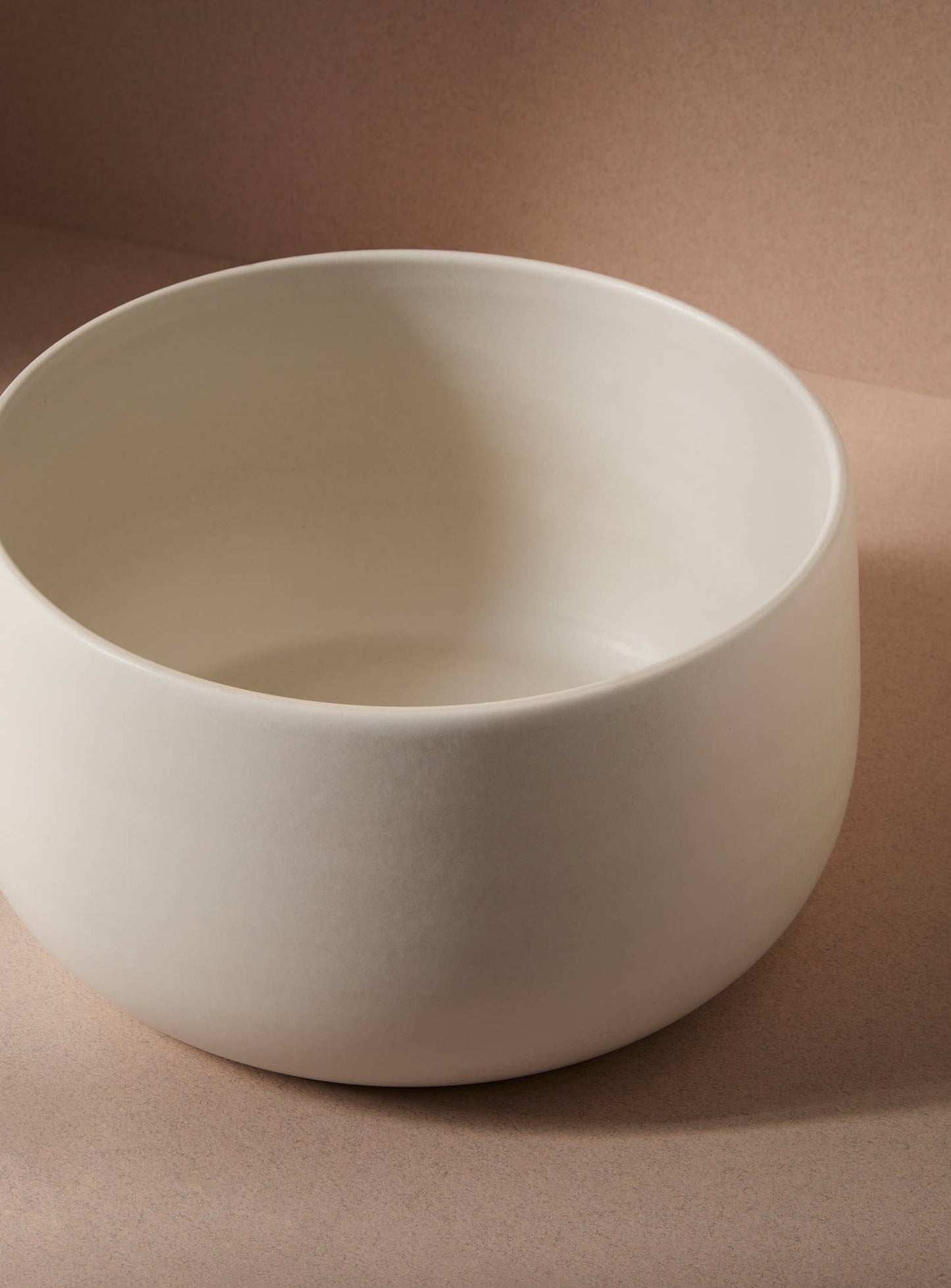 Stoneware Serving Bowl - Matte White
