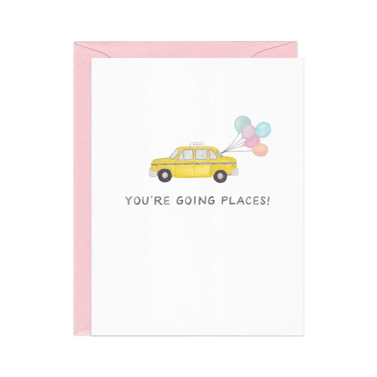 Going Places Graduation Card