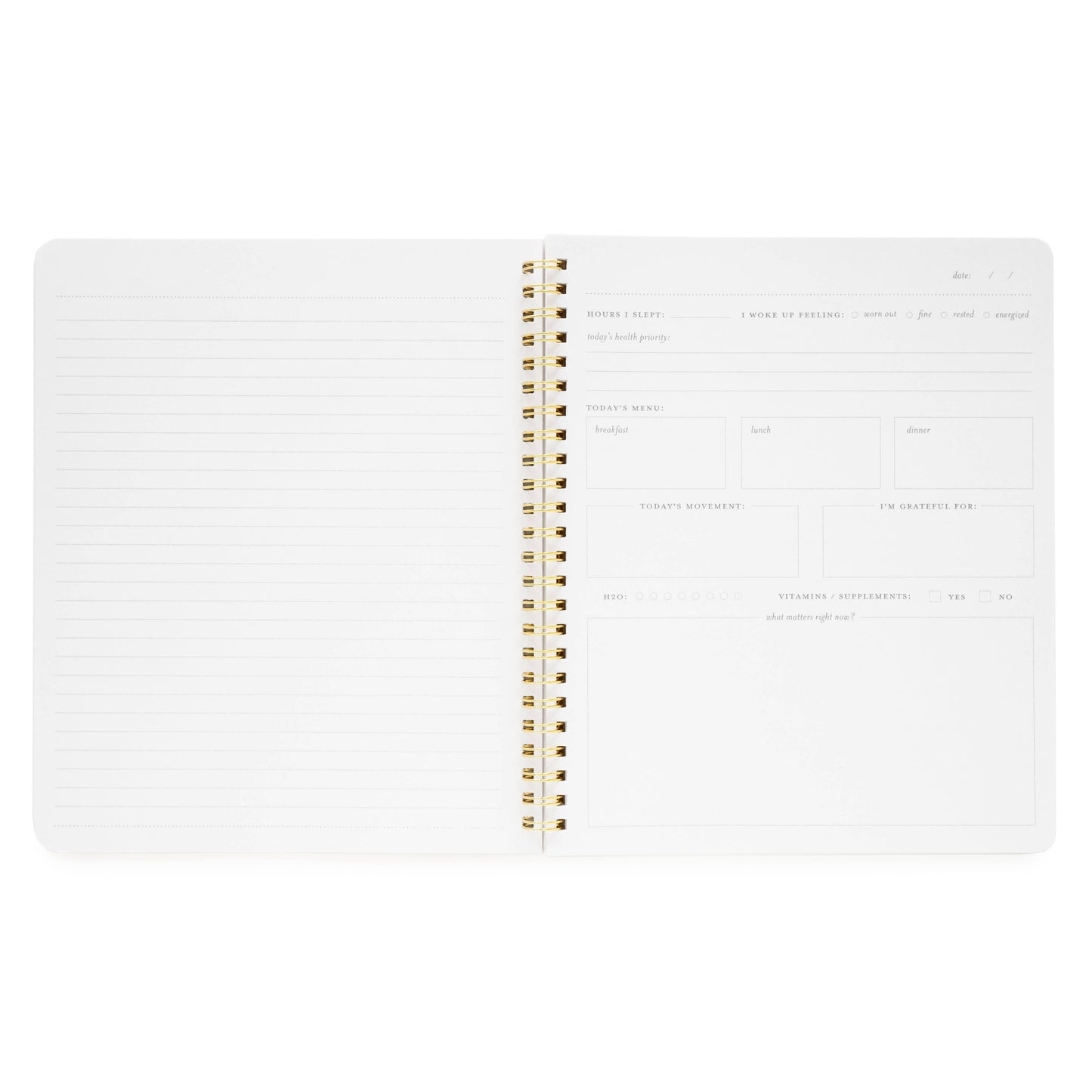 Wellness Spiral Notebook