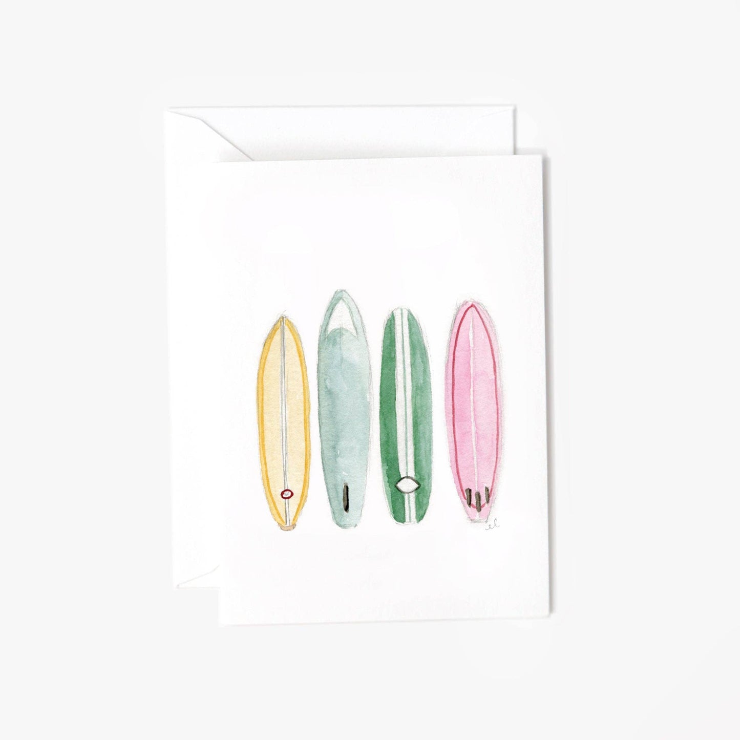 Surfboards Mini Notecard