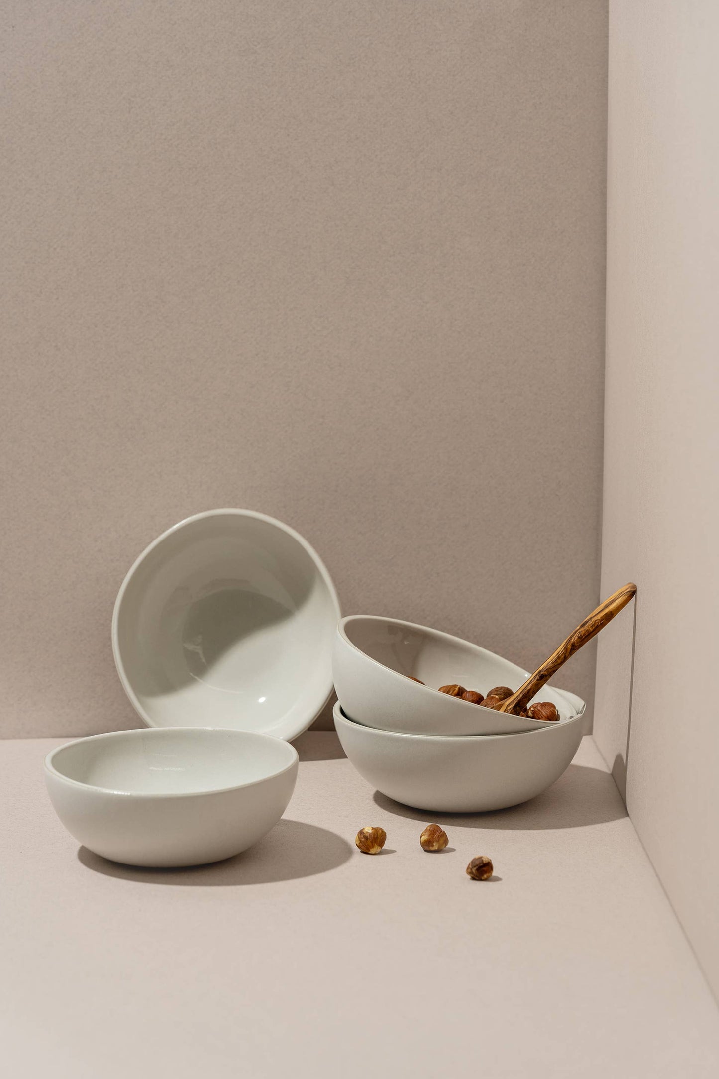 Stoneware Bowl | Matte White/Shiny White