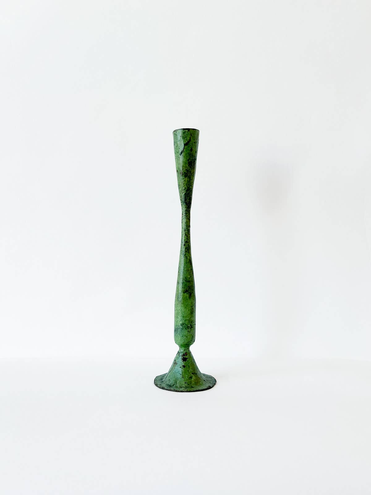 Large Verdigris Candle Holder, Shelley: