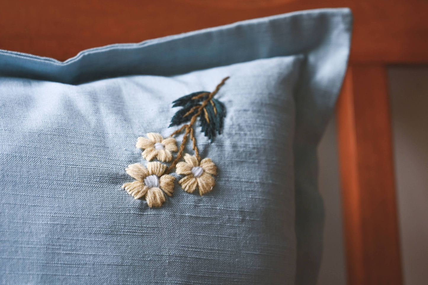 Estella Pillow Blue Pillow