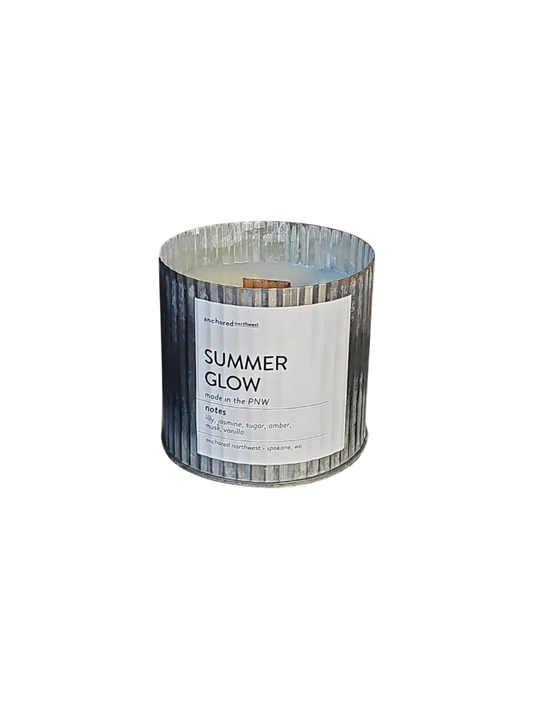 Summer Glow Wood Wick Candle