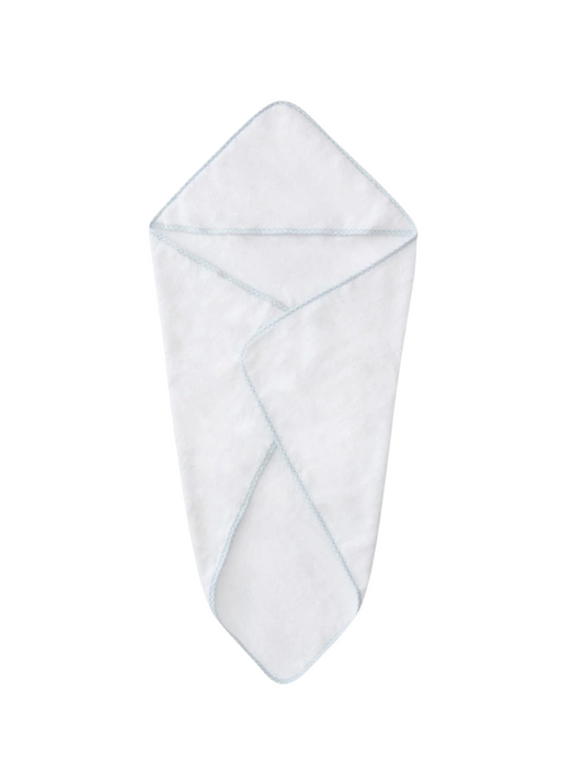 Baby Hooded Towel, Blue Gingham