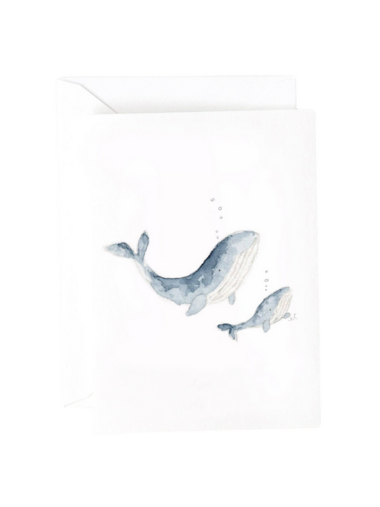 Baby Whale Mini Notecard