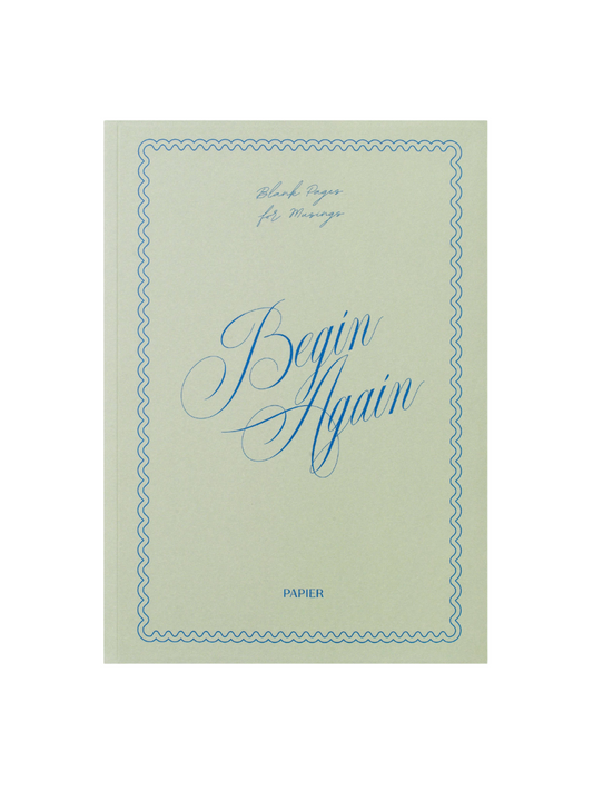 Begin Again Softcover Lined Notebook