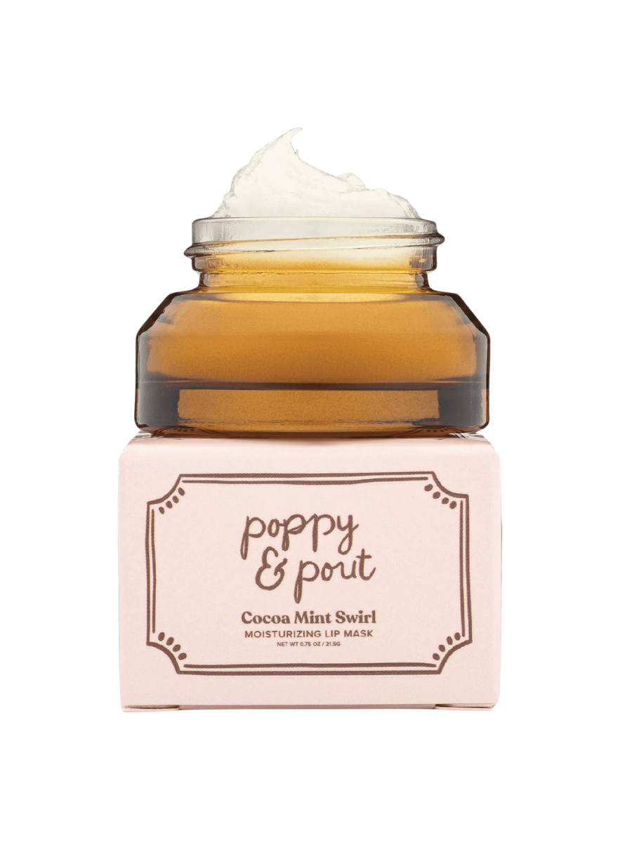Cocoa Mint Swirl Holiday Lip Mask