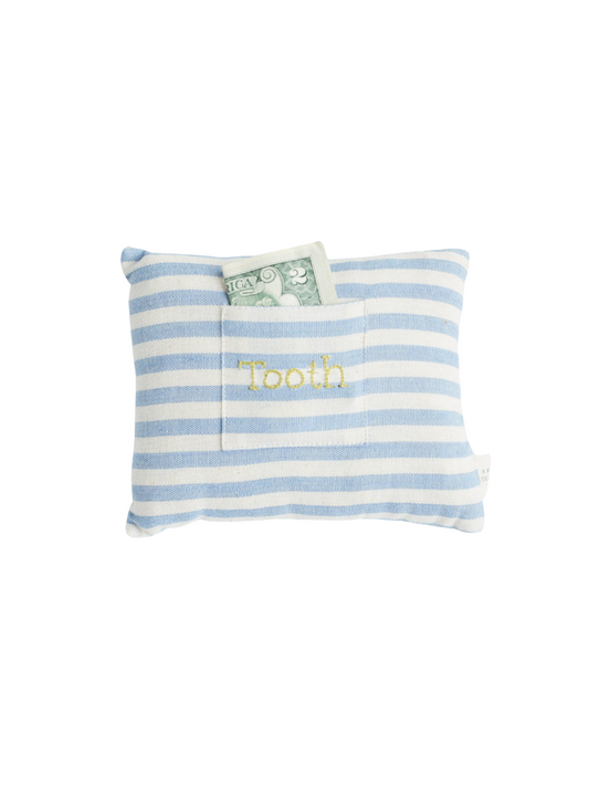 Handwoven Striped Tooth Fairy Pillow