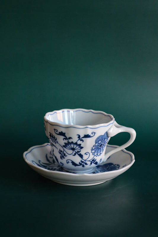 Vintage Blue Danube Cup & Saucer