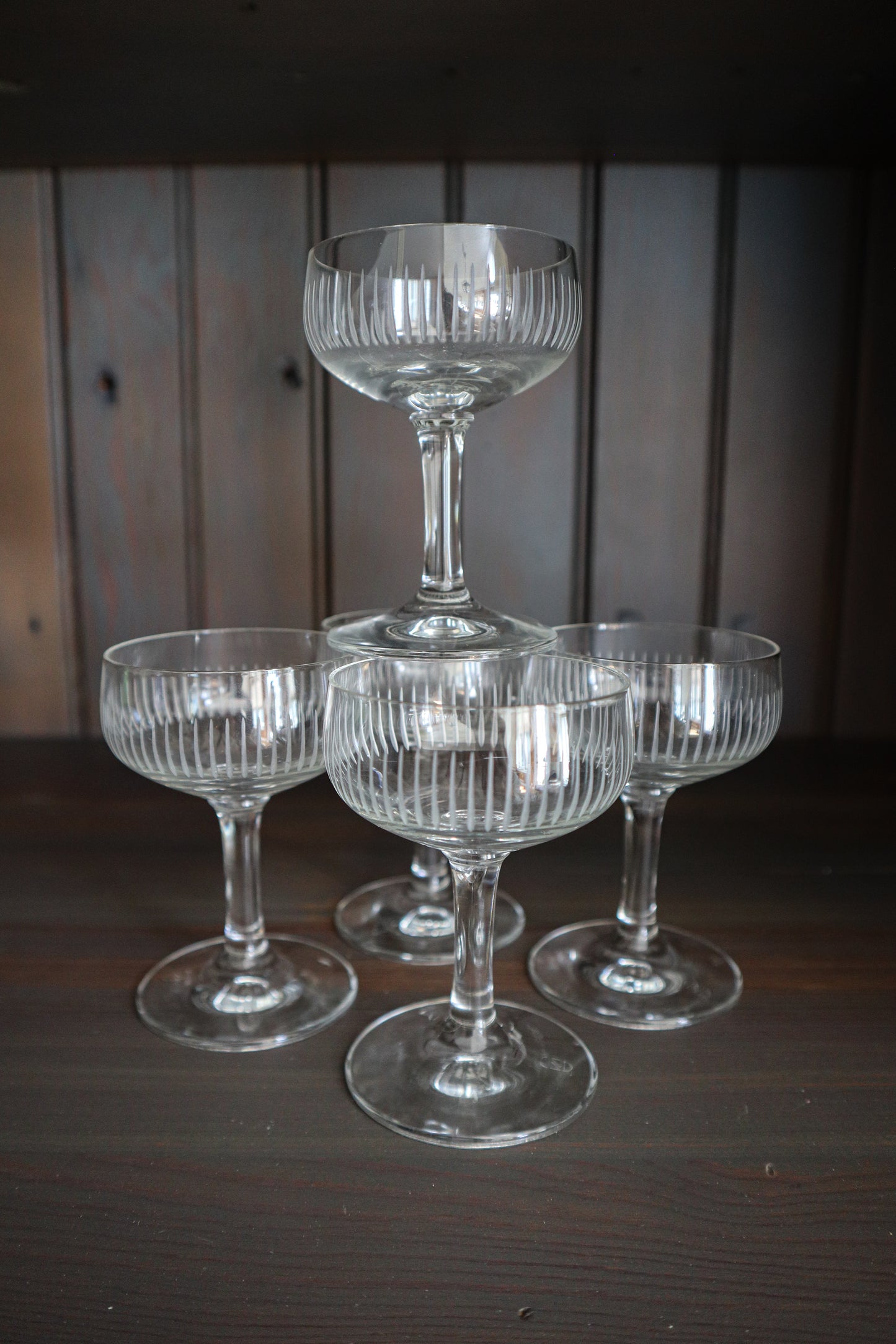 (Set of 5) Vintage Midcentury Liqueur Glasses