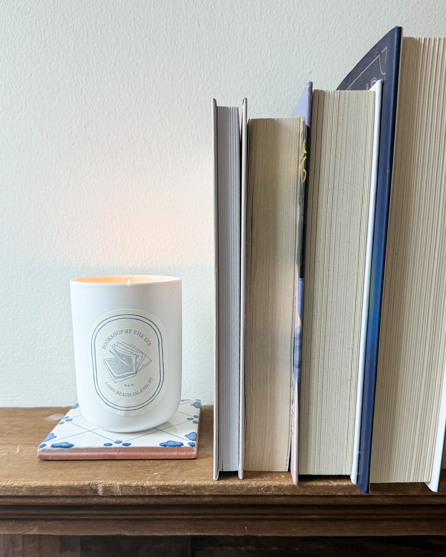 Bookshop by the Sea Candle