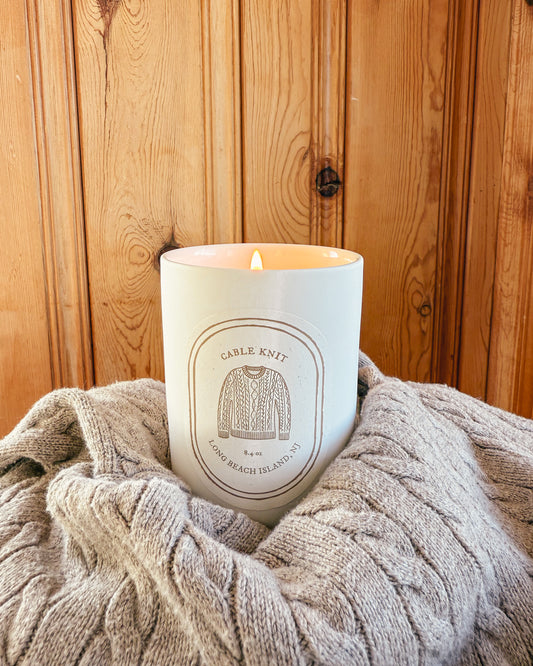 Cableknit Candle