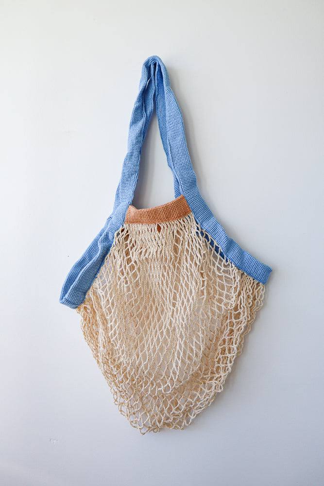 Two-Tone French Market Bag