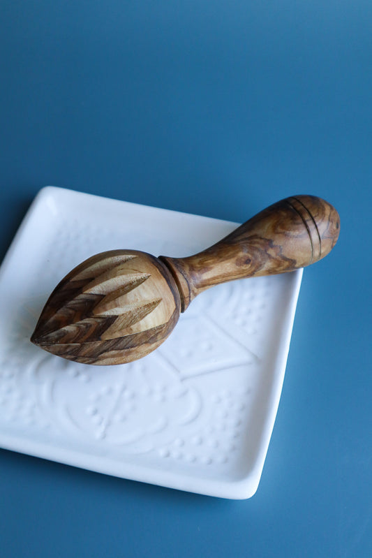 Olive Wood Lemon Press
