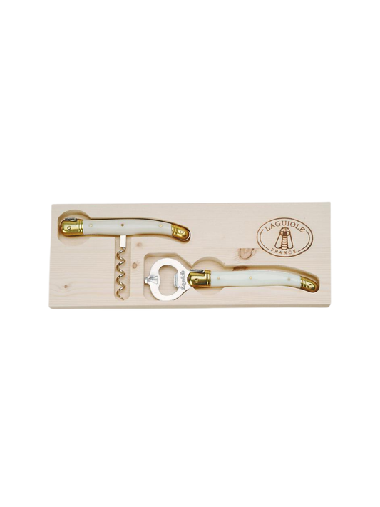 Jean Dubost Corkscrew & Bottle Opener Ivory