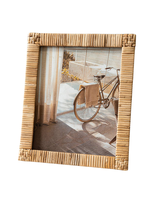 LG Rattan Photo Frame