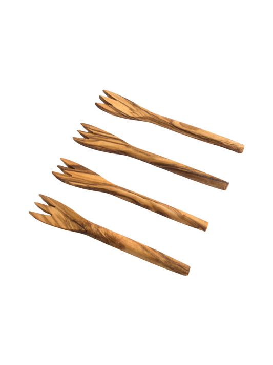 Olive Wood Mini Appetizer Fork