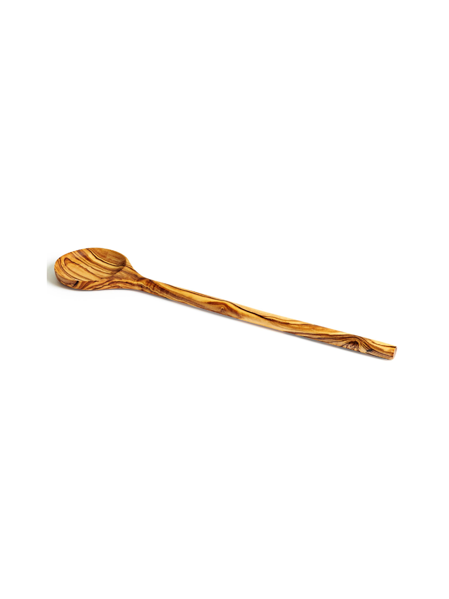 Olive Wood Round Spoon