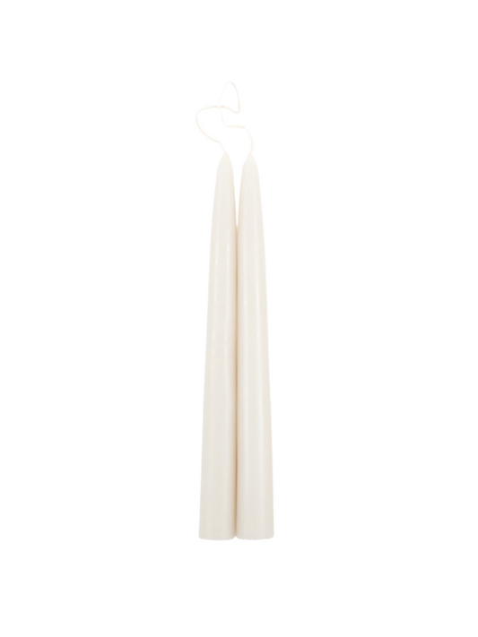Parchment Dipped Taper Candle